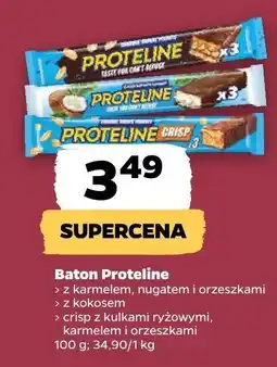 Netto Baton z karmelem nugatem i orzeszkami Proteline oferta