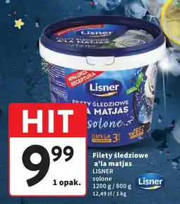 Intermarche Filety śledziowe a'la matjas solone LISNER oferta