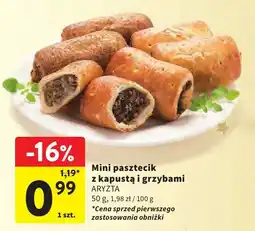 Intermarche Mini pasztecik z kapustą i grzybami ARYZTA oferta