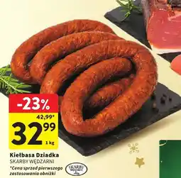 Intermarche Kiełbasa Dziadka SKARBY WĘDŹARNI oferta