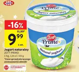 Intermarche Jogurt naturalny ZOTT PRIMO oferta