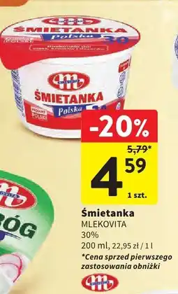 Intermarche Śmietanka MLEKOVITA 30% oferta