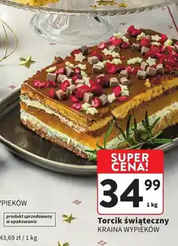 Intermarche Torcik świąteczny KRAINA WYPIEKÓW oferta