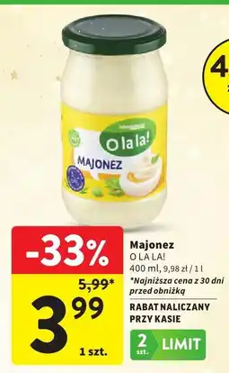 Intermarche Majonez O LA LA! oferta