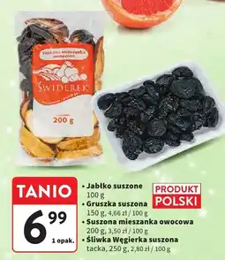 Intermarche Śliwka Węgierka suszona tacka Intermarche oferta