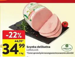 Intermarche Szynka delikatna LUKULIUS oferta