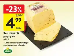 Intermarche Ser Havarti papryka ARLA oferta