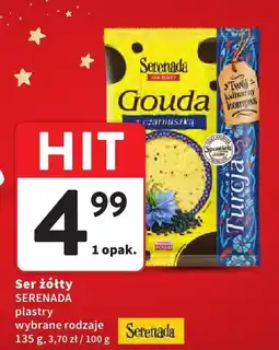 Intermarche Ser żółty SERENADA plastry wybrane rodzaje oferta