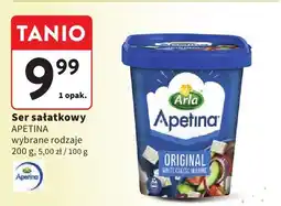 Intermarche Ser sałatkowy APETINA wybrane rodzaje oferta