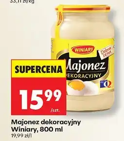 Biedronka Majonez dekoracyjny 800 ml Winiary oferta