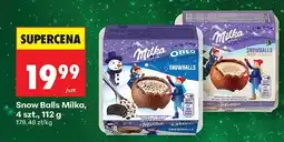 Biedronka Czekoladowe kule Snow Balls Milka oferta