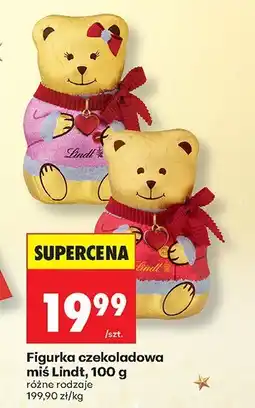 Biedronka Figurka czekoladowa miś różne rodzaje Lindt oferta