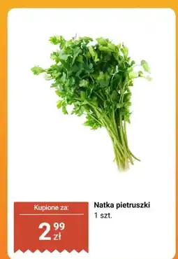 Biedronka Natka pietruszki 1 szt. Biedronka oferta