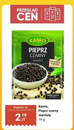 Biedronka Pieprz czarny ziarnisty Kamis oferta