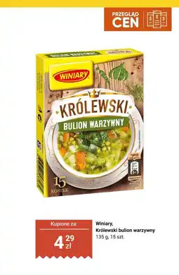 Biedronka Bulion warzywny Królewski Winiary oferta