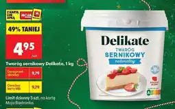 Biedronka Twaróg sernikowy 1 kg Delikate oferta