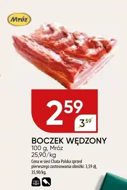 Chata Polska Boczek wędzony Mróz oferta