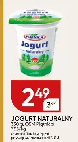 Chata Polska Jogurt naturalny Piątnica oferta