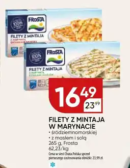 Chata Polska Filety z mintaja w marynacie Frosta oferta
