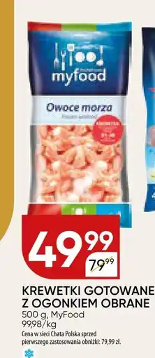 Chata Polska Krewetki gotowane z ogonkiem obrane MyFood oferta