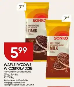 Chata Polska Wafle ryżowe w czekoladzie milk Sonko oferta