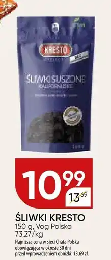 Chata Polska Śliwki suszone kresto Vog Polska oferta
