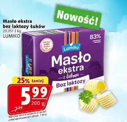 Prim Market Masło ekstra bez laktozy tłuków Lumiko 200g oferta