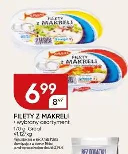 Chata Polska Filety z makreli w oleju Graal oferta