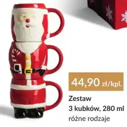 Agata Meble Zestaw 3 kubków oferta