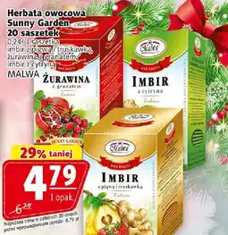 Prim Market Herbata owocowa Sunny Garden Malwa 20 saszetek oferta