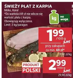 Stokrotka Świeży płat z karpia Mirko/Koral oferta