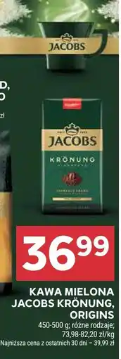 Stokrotka Kawa mielona Jacobs Krönung, Origins oferta