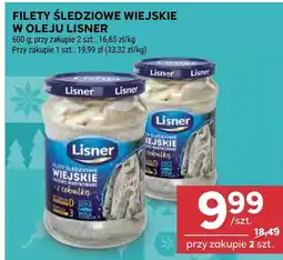 Stokrotka Filety śledziowe wiejskie w oleju Lisner oferta