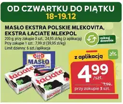 Stokrotka Masło ekstra polskie Mlekovita, ekstra łaciate Mlekpol oferta