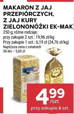 Stokrotka Makaron z jaj przepiorczych, z jaj kury i ziemnioźki ek-mak oferta
