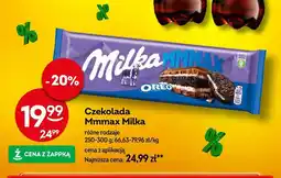 Żabka Czekolada Mmmax Milka różne rodzaje 250-300g oferta