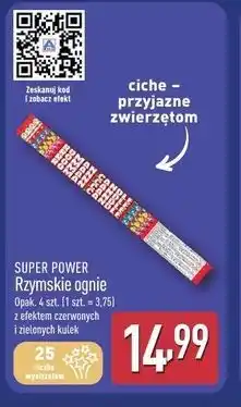 ALDI Super Power, Rzymskie ognie oferta