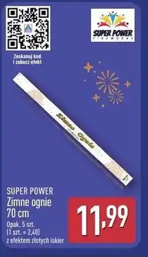 ALDI Super Power, zimne ognie oferta