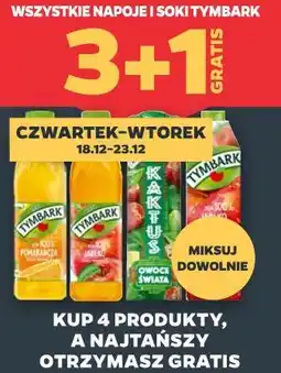 Netto Wszystkie napoje i soki Tymbark oferta
