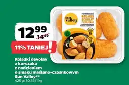Netto Roladki devolay z kurczaka z nadzieniem o smaku maślany-czosnkowym Sun Valley oferta