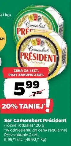 Netto Ser camembert President oferta