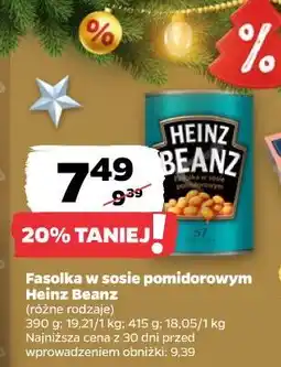 Netto Fasolka w sosie pomidorowym Heinz Benz oferta