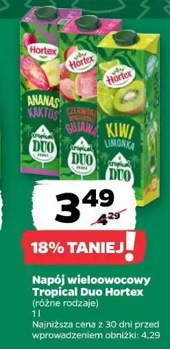 Netto Napój wieloowocowy Tropical oferta