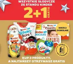 Netto Wszystkie słodycze ze standu Kinder oferta