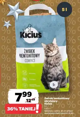 Netto Żwirek bentonitowy brykający oferta