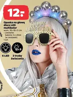 Netto Opaska na głowę disco LED multikolor oferta