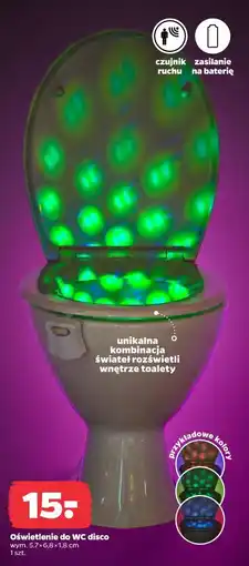 Netto Oświetlenie do WC disco oferta