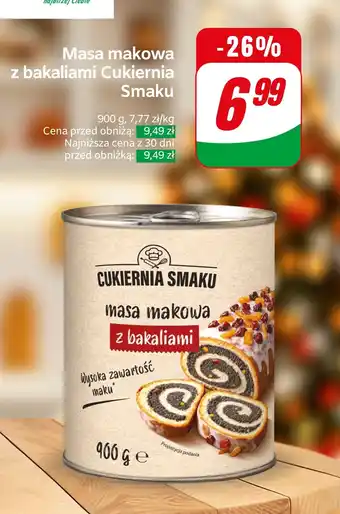Masa makowa z bakaliami Cukiernia Smaku