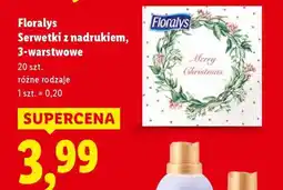 Lidl FLORALYS Serwetki z nadrukiem, 3-warstwowe oferta