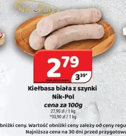 Delfin Kiełbasa biała z szynki Nik-Pol oferta